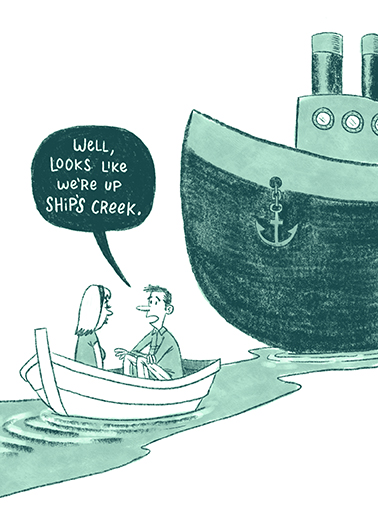 Ships Creek Birthday Card Cover