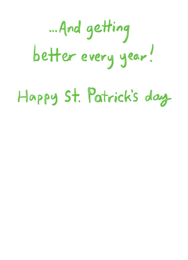 Simply the Best PAT St. Patrick's Day Ecard Inside