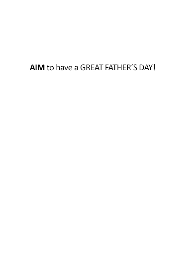 Six Feet Away Dad Father's Day Ecard Inside