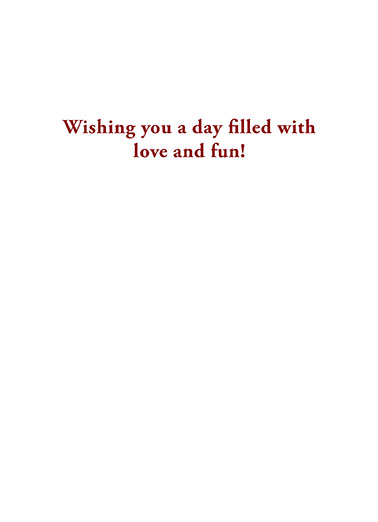 Six Happy Val Hearts Valentine's Day Card Inside