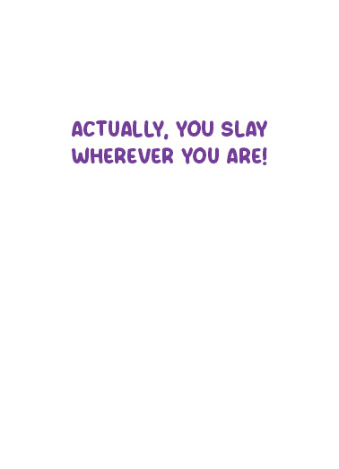 Slay At Home Mom Mother's Day Ecard Inside
