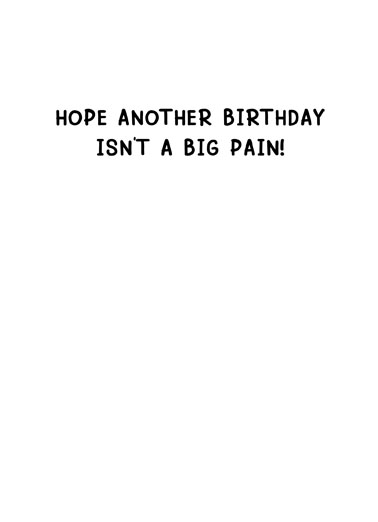 Sleep Until Noon Birthday Ecard Inside
