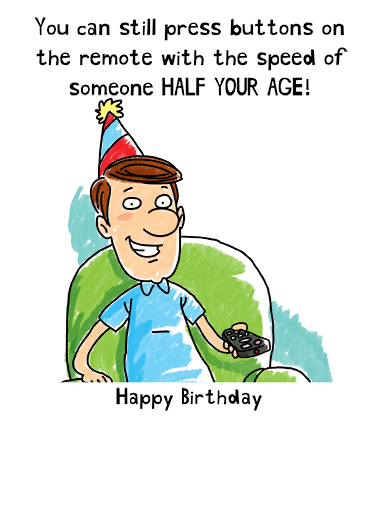 Slowed Down Birthday Ecard Inside