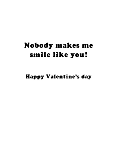 Smile Dog Val Valentine's Day Card Inside