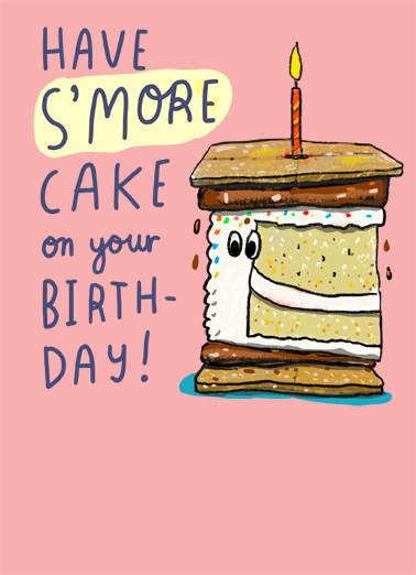 Smore Cake  Card Cover