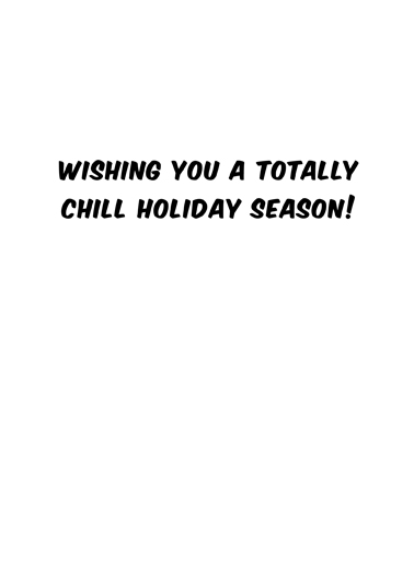 Snow Cone Holiday Happy Holidays Ecard Inside
