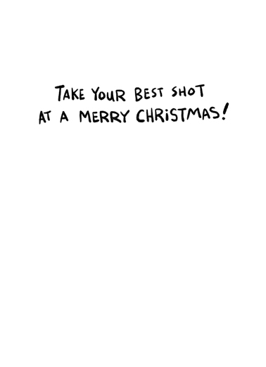 Snowman Termites Christmas Card Inside