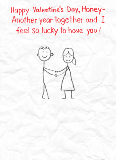 So Lucky (VAL) Wishes Ecard Cover