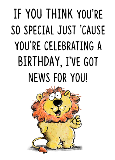 So Special Birthday Card Cover