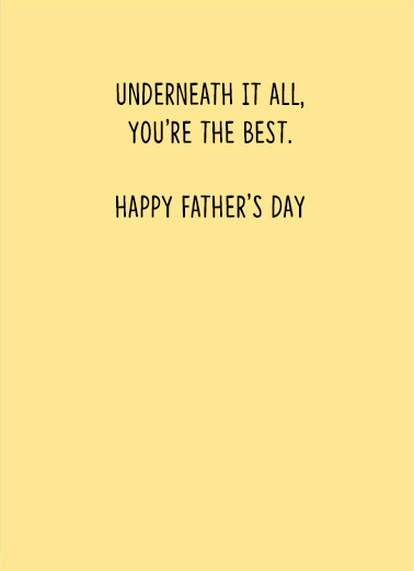 Sock and Underwear Father's Day Ecard Inside