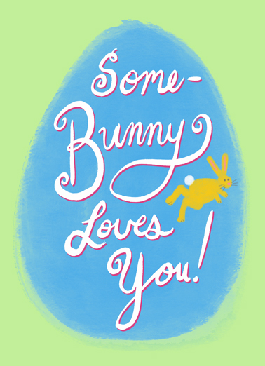 Some Bunny Loves You  Card Cover