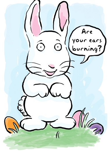 Some Bunny 5x7 greeting Card Cover