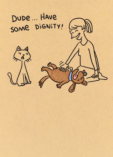 Some Dignity Birthday Ecard Cover