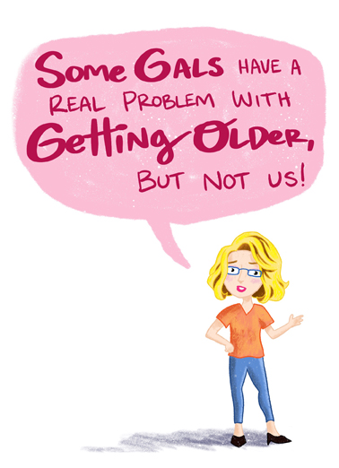 Some Girls Problem Aging Ecard Cover