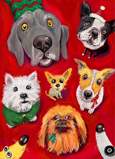 Someone Say Cookies Dogs Ecard Cover