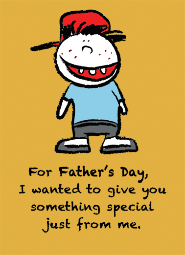 Something Special Dad Fart Ecard Cover