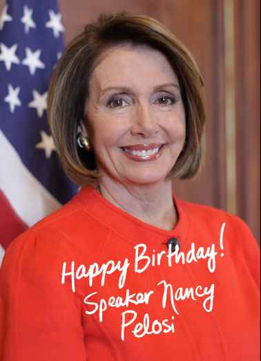 Speaker Pelosi Funny Political Ecard Cover