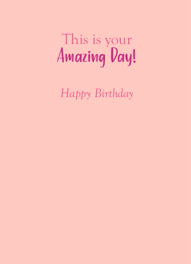 Special Day Blessings May Birthday Card Inside