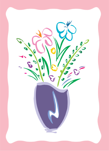 Special Easter Bouquet 5x7 greeting Card Cover
