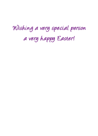Special Easter Bouquet  Card Inside