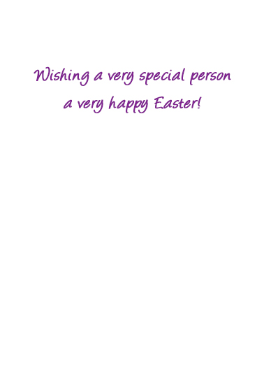 Special Easter Bouquet  Ecard Inside