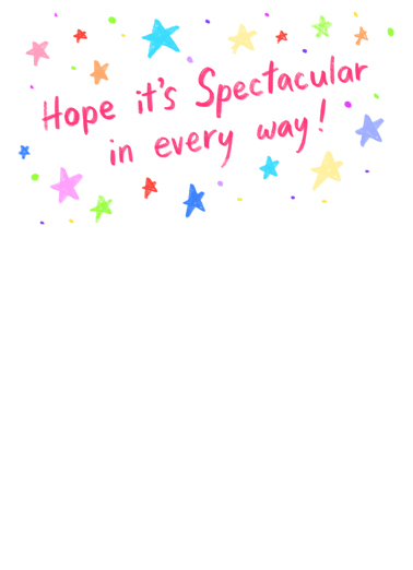 Spectacular New Year Lettering Ecard Inside