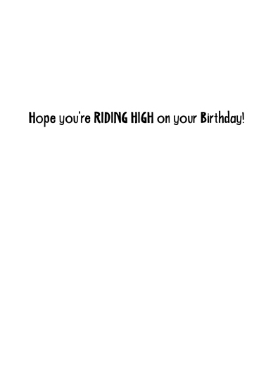 Spinning Class Rumple Birthday Card Inside