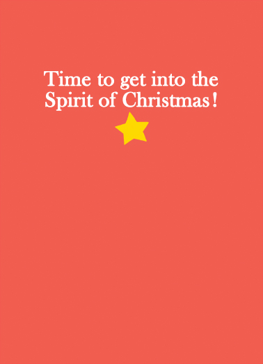 Spirit of Christmas Christmas Card Inside