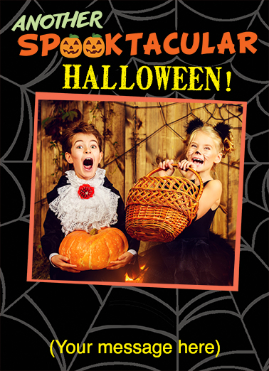 Spooktacular Halloween Card Cover
