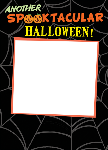 Spooktacular Add Your Photo Card Cover