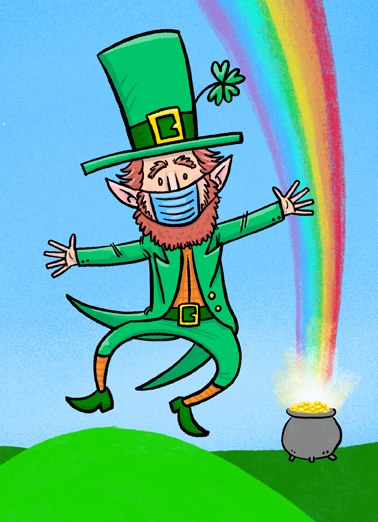 St Pat Mask Cartoons Ecard Cover