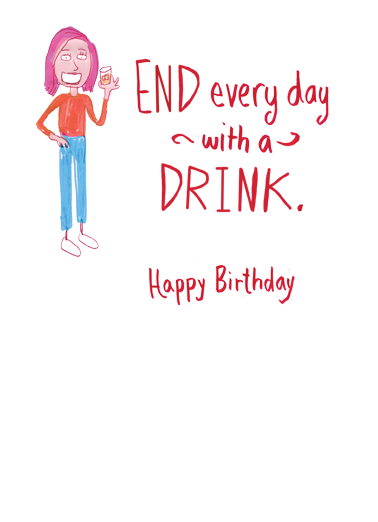 Start Every Day Fabulous Friends Ecard Inside