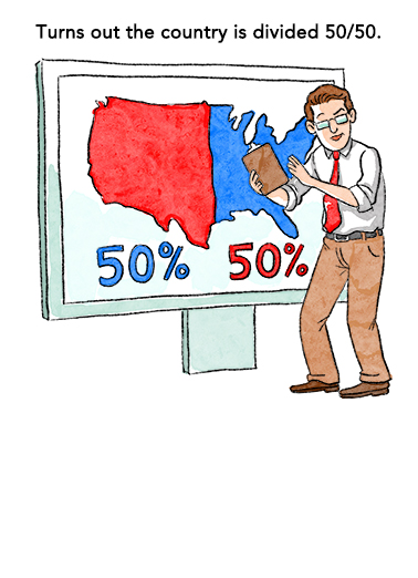 State Map Funny Political Ecard Cover