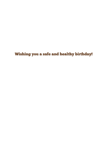 Stay Healthy Bday For Anyone Ecard Inside
