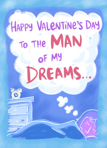 Steamy Dreams Valentine's Day Card Cover
