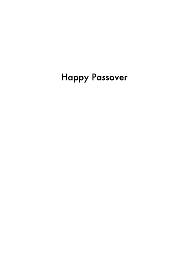 Stroke PASS Passover Card Inside