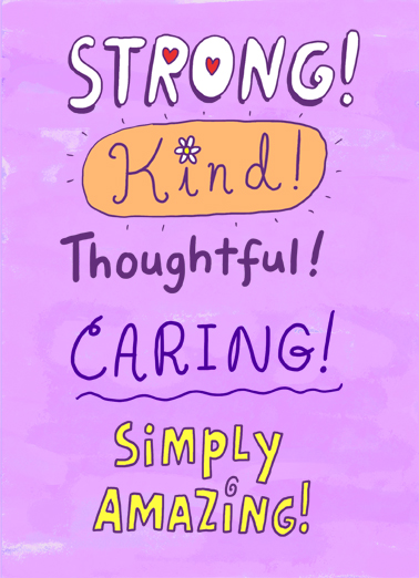 Strong Kind  Card Cover