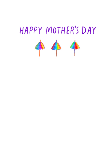 Strong Mothers Drink Mother's Day Card Inside