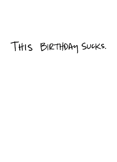 Stuck There Bday Birthday Ecard Inside