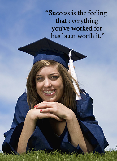 Success Grad Upload  Card Cover