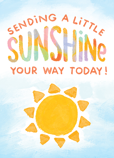 Sunshine Birthday Ecard Cover