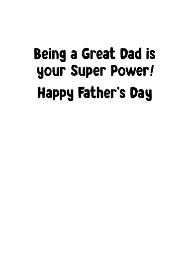 Super Dad FD Superhero Ecard Inside