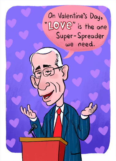 Super-Spreader Cartoons Card Cover