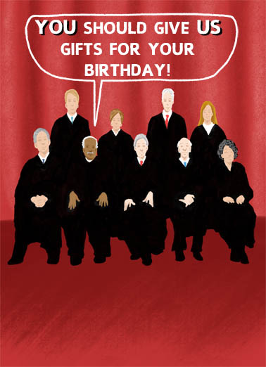 Supreme Court Gifts Funny Political Ecard Cover