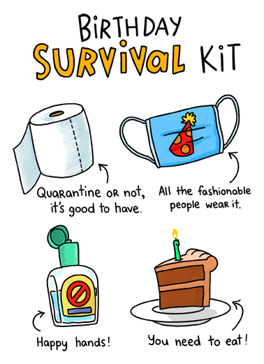 Surgeon's Survival Kit Keepsake/Birthday Fun Novelty Gift & Card Alternative 