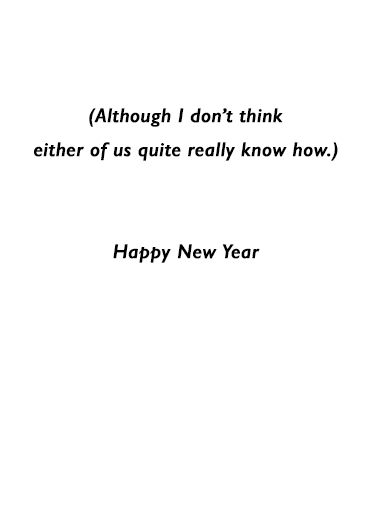 Survived 2016 5x7 greeting Card Inside