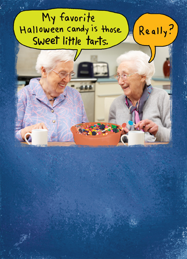 Sweet Little Tarts Halloween Card Cover