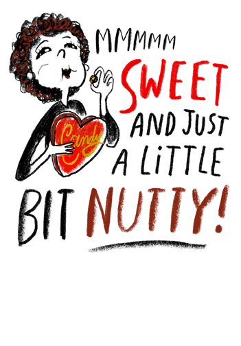 Sweet and Nutty Chocolate Ecard Cover