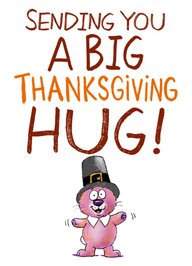 Sweeter Hug (TG) Thanksgiving Ecard Cover