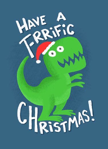 T-rrific Xmas Christmas Ecard Cover
